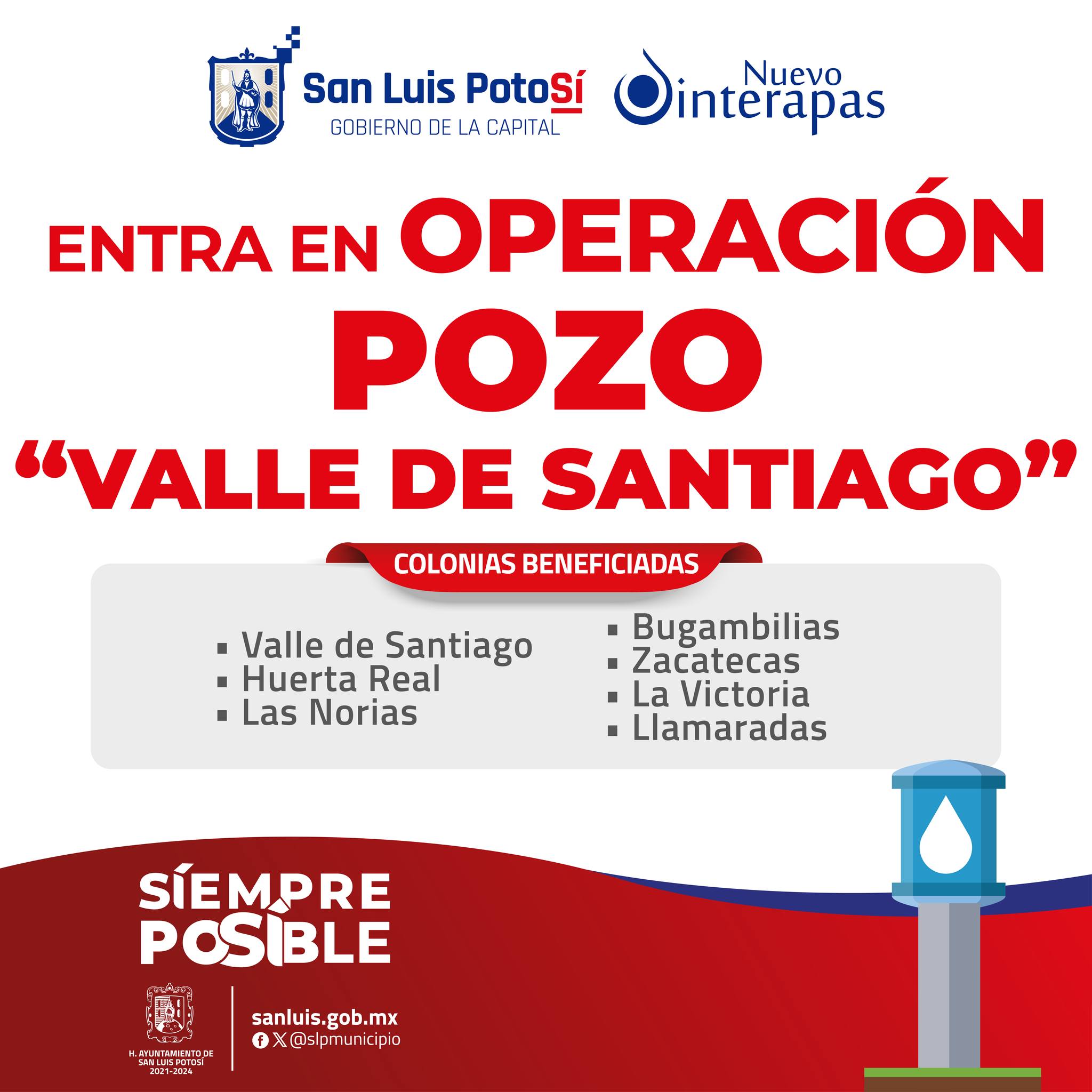 El Nuevo Interapas Pone En Operaci N El Pozo Valle De Santiago